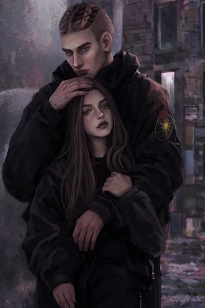 Взор его серых глаз