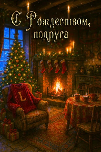 С Рождеством, подруга