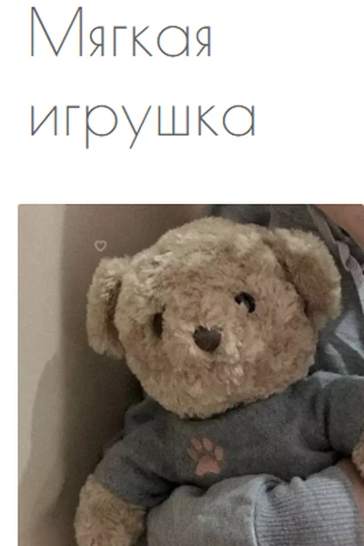 Мягкая игрушка