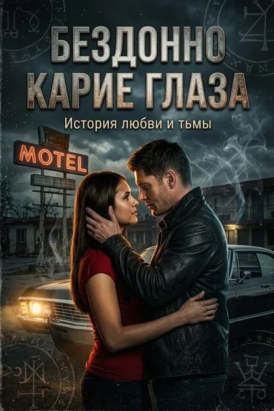 «Бездонно карие глаза.»