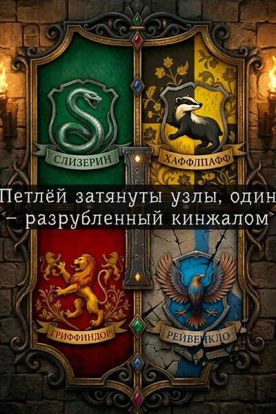 Петлёй затянуты узлы, один – разрубленный кинжалом