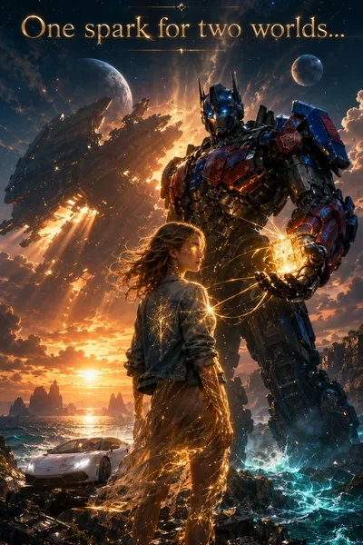 One spark for two worlds
