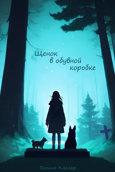 Щенок в обувной коробке