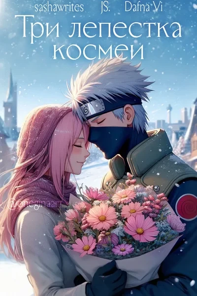 Три лепестка космеи