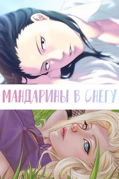 Мандарины в снегу