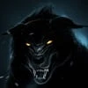 Black Sullen Wolf