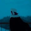 Одуванчик пьёт чай.