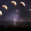 Lunar eclipse and solar