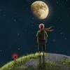 Following the moon