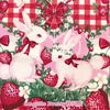 Creamy strawberries