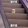 Mayonnaise on an escalator